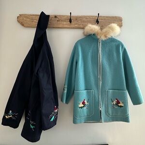 Northern Wool Parka and Matching Overcoat